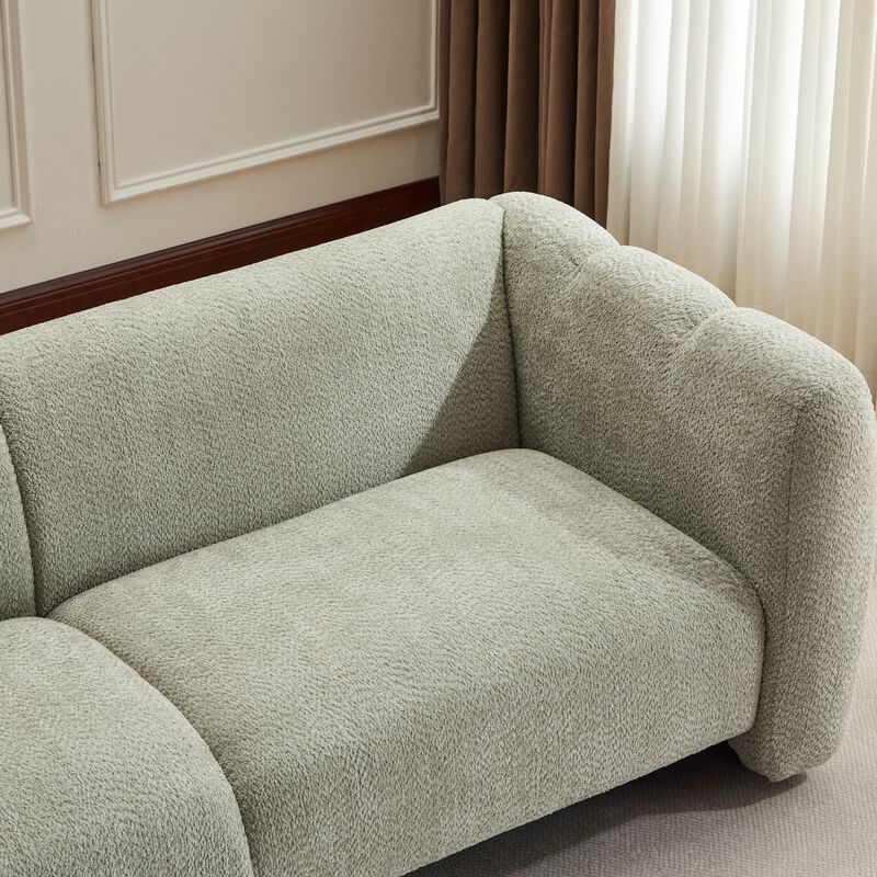 Deglom  curved design 3-seater Sofa image number 5