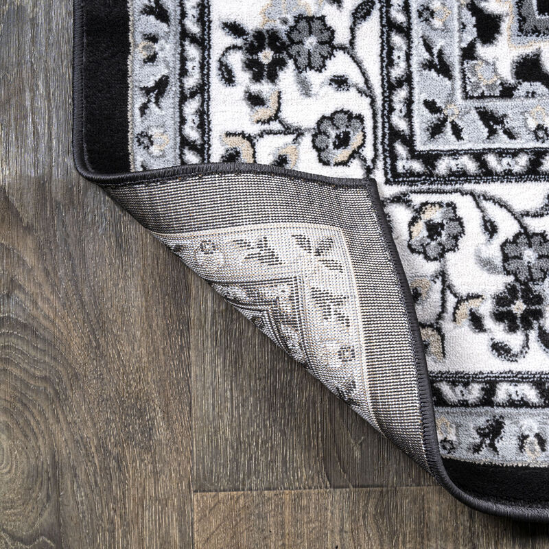 Palmette Modern Persian Floral Area Rug