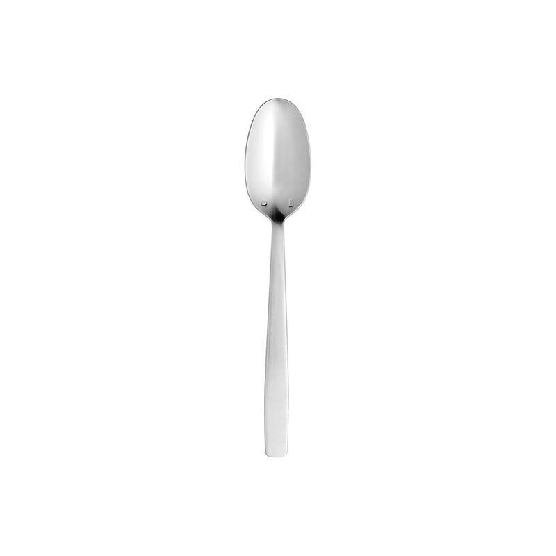 Flatware Astoria 7.5"  Silver Brushed Stainless Steel Dessert/Soup Spoon 18/10 (Set of 12) image number 0