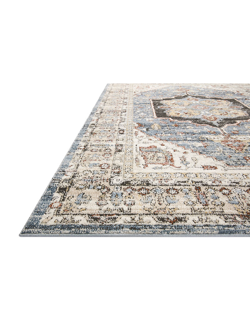 Odette ODT06 Sky/Multi 18" x 18" Sample Rug