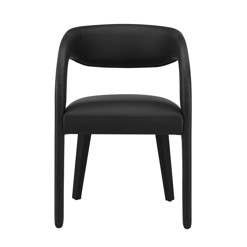 Pinnacle Vegan Leather Dining Chair Set of Two image number 3