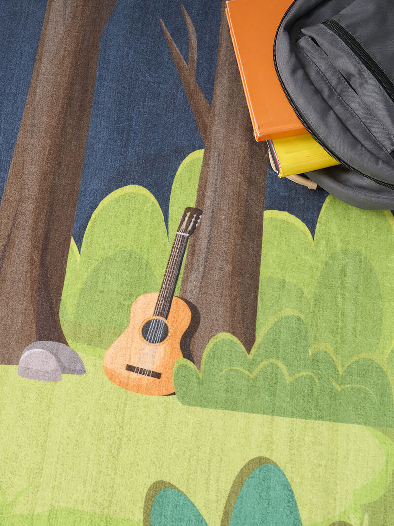 Imagination IMA13 Navy/Multicolor 5' x 7' Rug