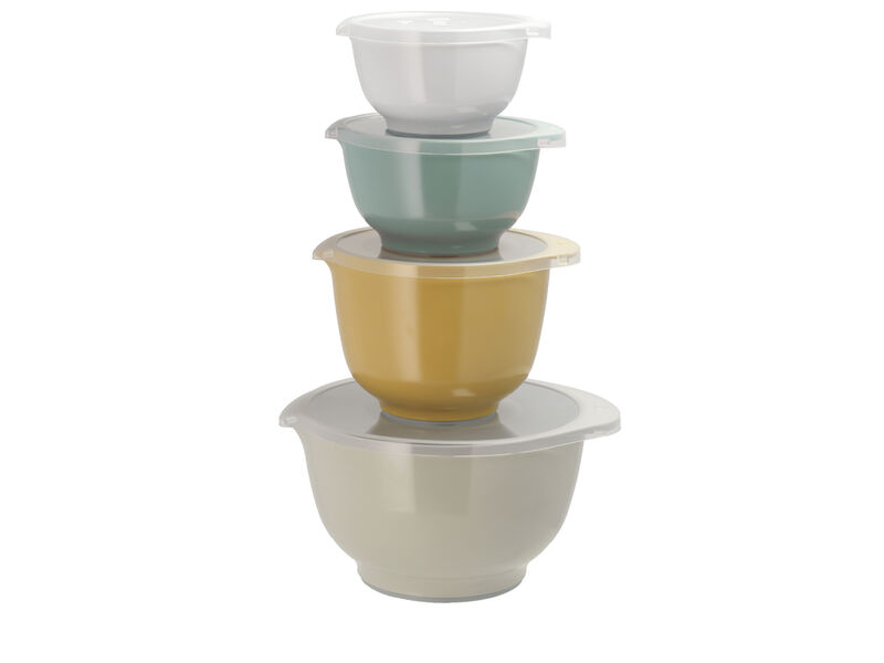 ROSTI Margrethe Bowl 4pc set with Lids Classic (0.5Q, 0.75Q, 1.5Q, 3Q) image number 0
