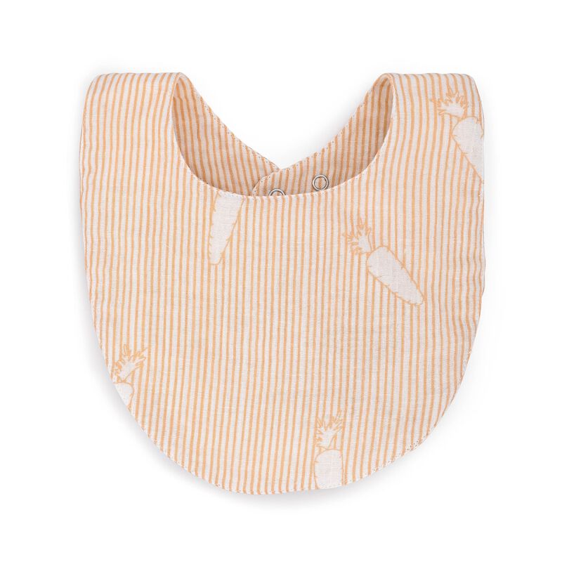 Clementine Fruit & Veggie Cotton Bandana Baby Bib (3 Pack) image number 3
