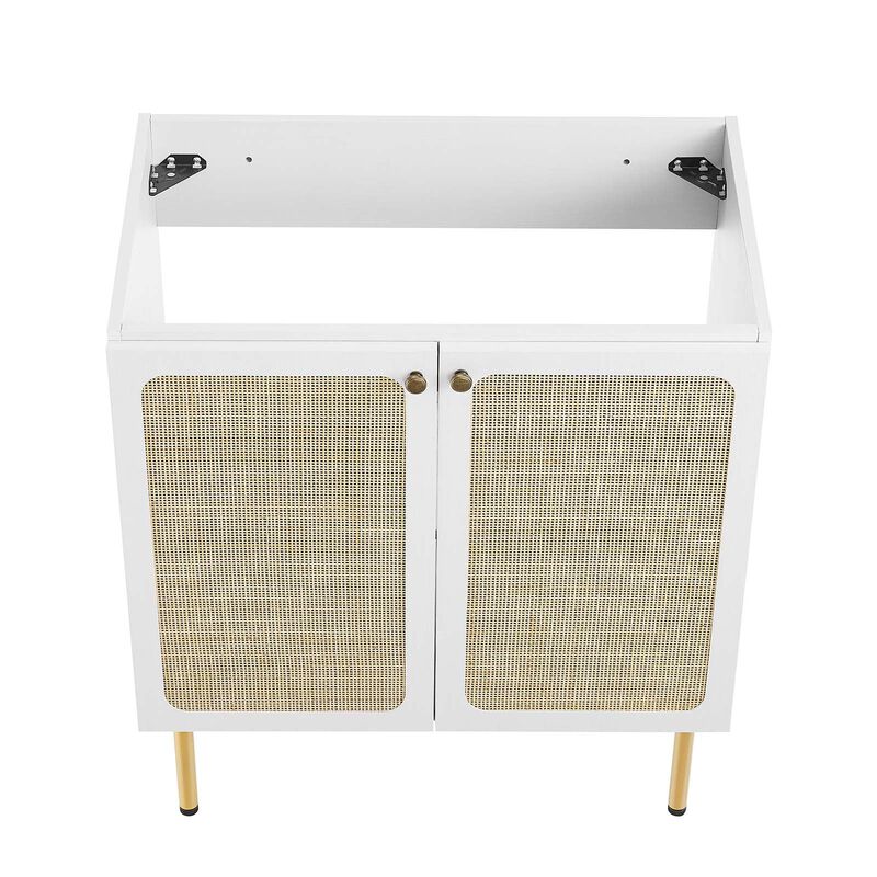 Modway Chaucer 30&rdquo; Bathroom Vanity Cabinet in White (Sink Basin Not Included), 30 Inches image number 7