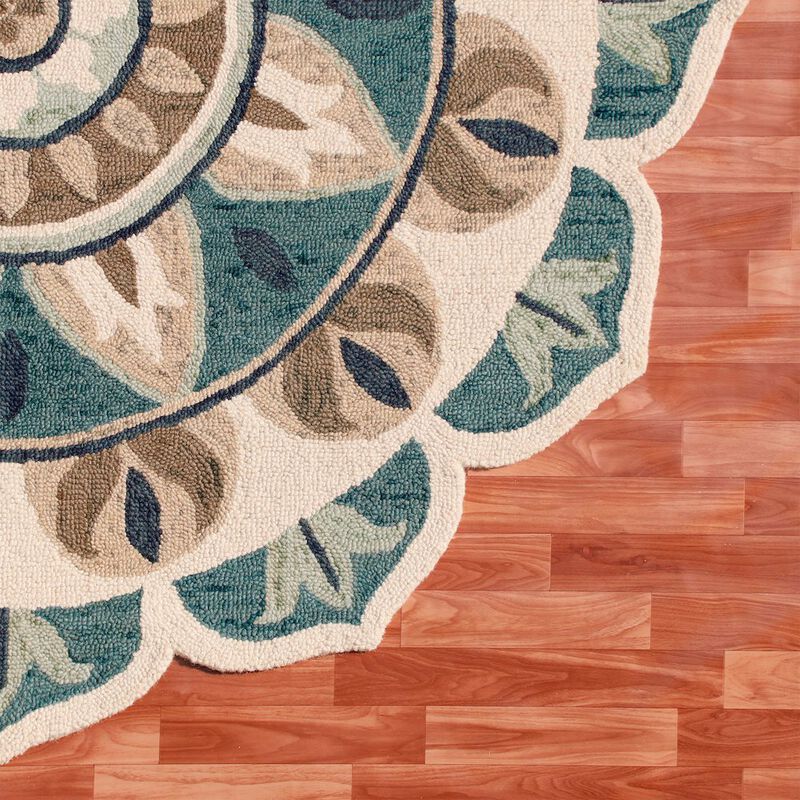 LR Home Dazzle Wool Area Rug Indoor image number 3
