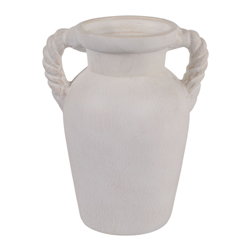 Twisted Handle Terracotta Vase image number 4