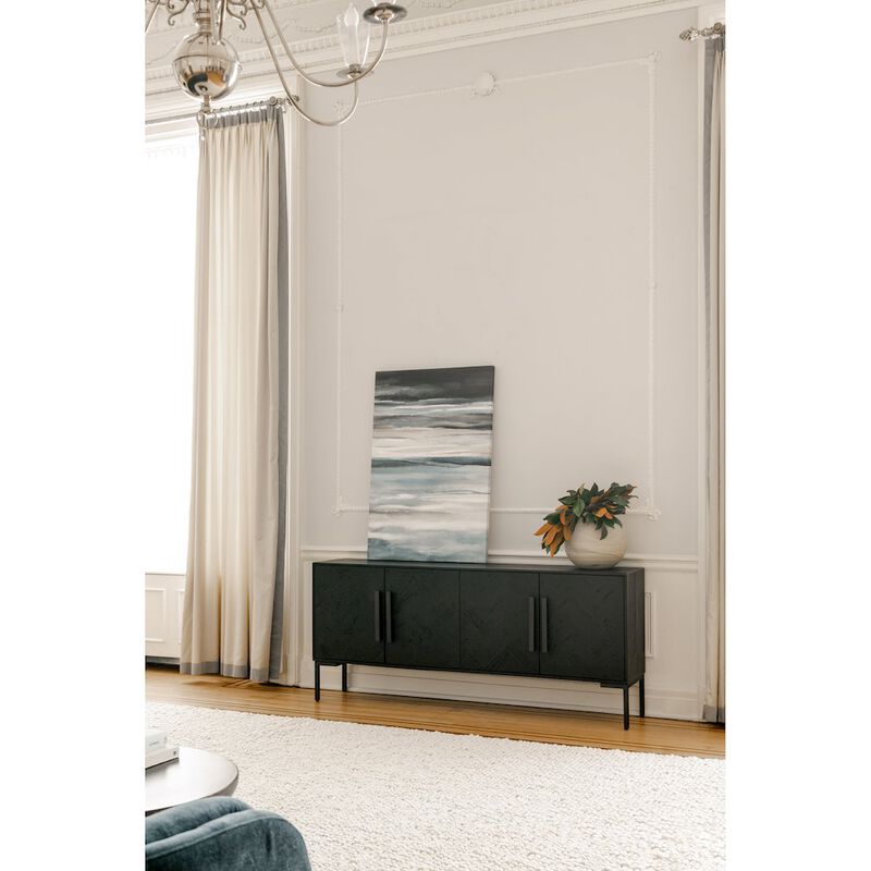 Moe's Home Collection Fishbone Sideboard Black