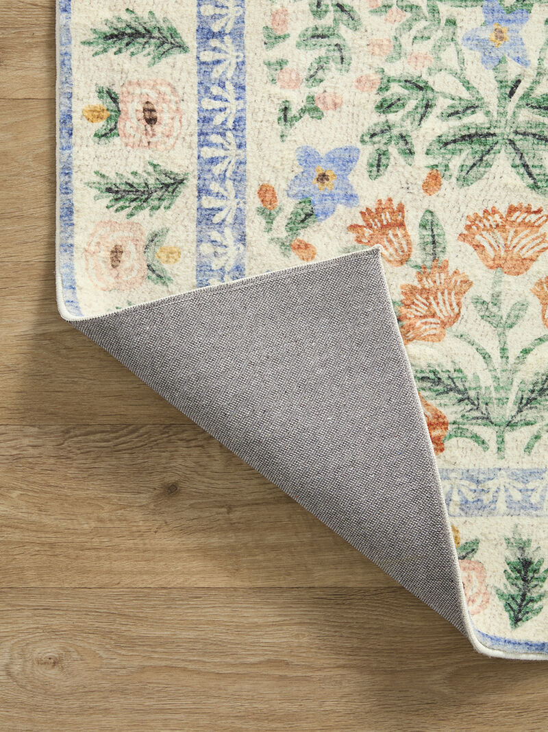 Eden Mughal Garden Cream 2'6" x 11'6" Runner Rug