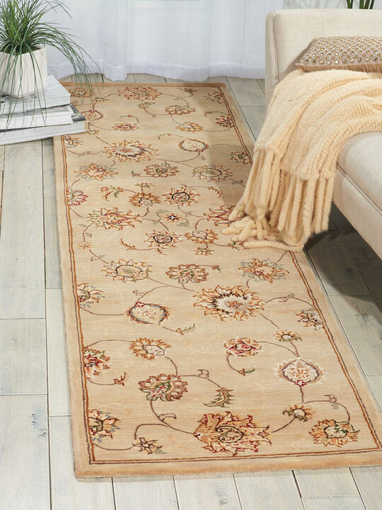 Nourison 2000 2360 Beige 2'3" x 8' Runner Rug