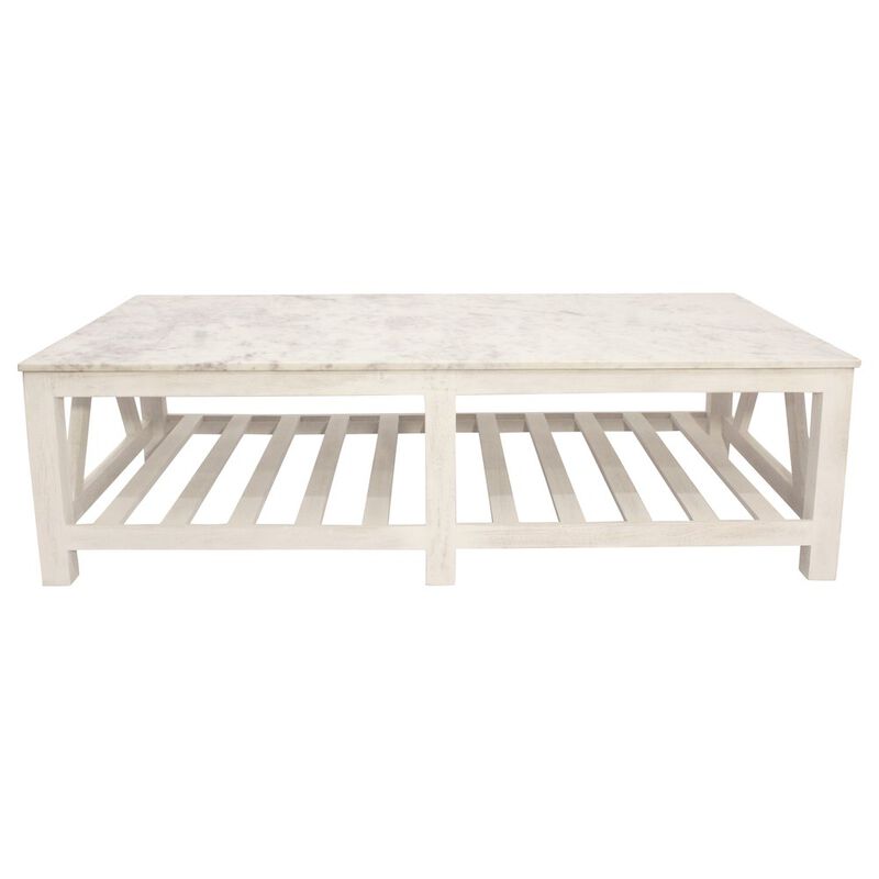 Alex Hanilton Bellamy Marble Cocktail Table in Sur Tone