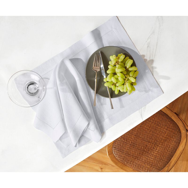 Solino Home 100 Pure Linen Dinner Napkins 20 x 20 Inch Set of 6