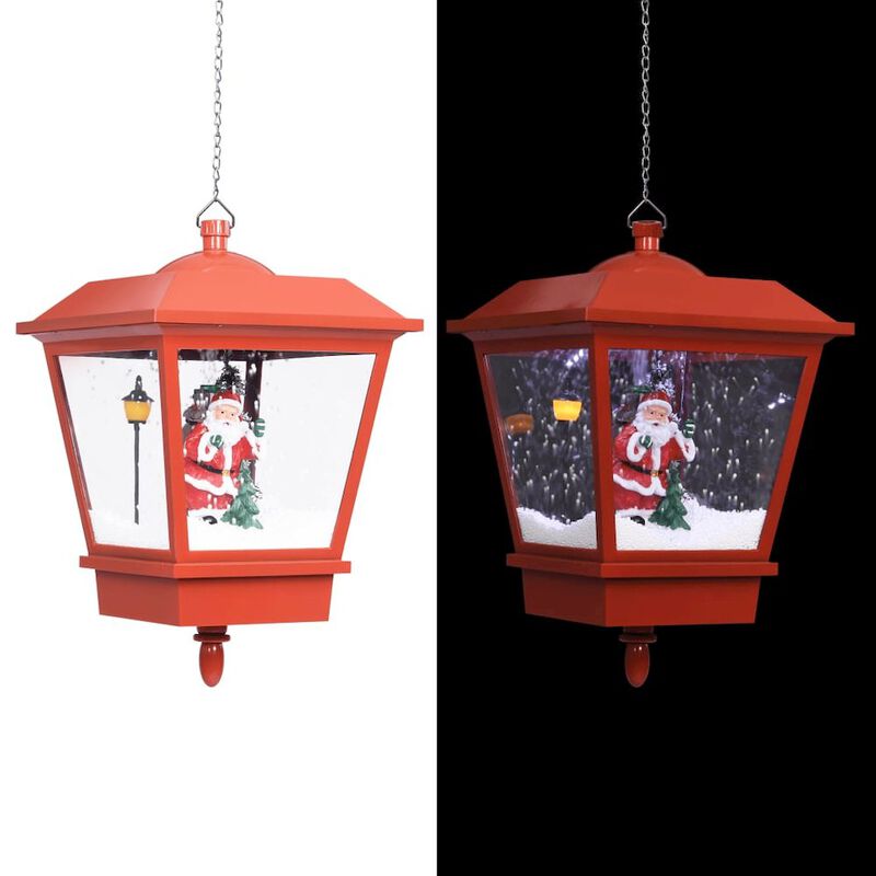 Christmas Hanging Lamp Red PVC, metal Medium