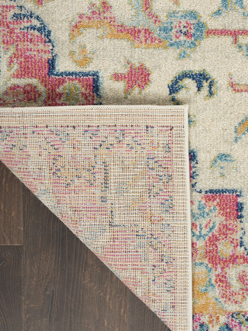 Passion PSN25 Ivory/Pink 2'2" x 7'6" Rug image number 2