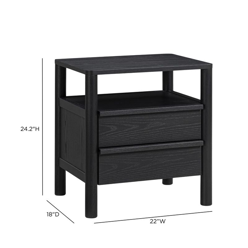 Tyra Natural Cerused Ash Nightstand image number 8
