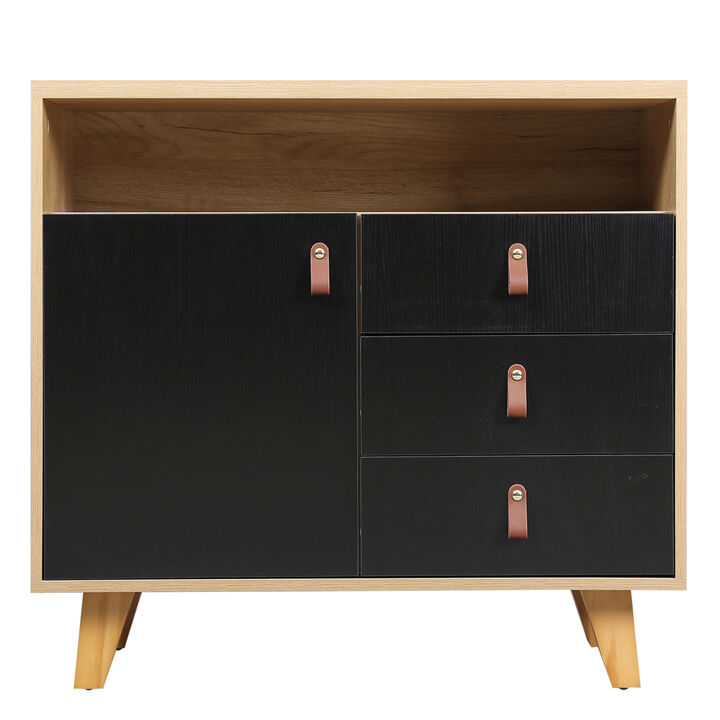 DRESSER CABINET BAR CABINET storage cabinet lockers Hold handsLockers can be placed in the living room, bedroom, dining room, black+brown