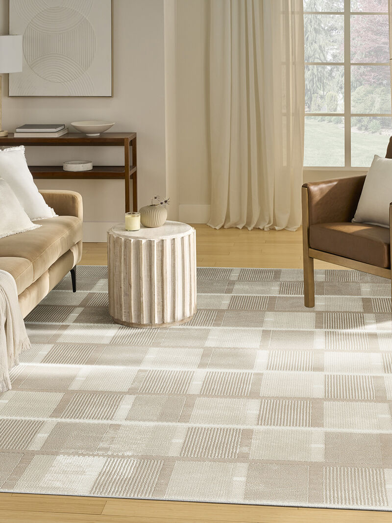 Nordic NRC09 Ivory/Taupe 8' x 10' Rug