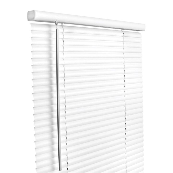 Living Accents  Vinyl 1 in. Cordless MiniBlinds