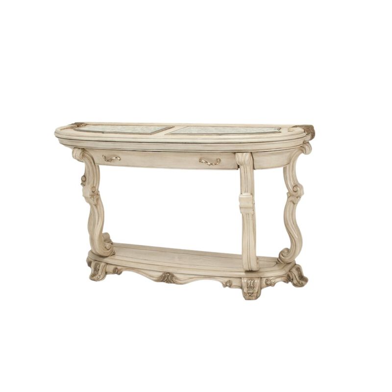 Starlight Canyon Home French Country Furniture &ndash; Beige Console Table for Entryway or Wall Use image number 0