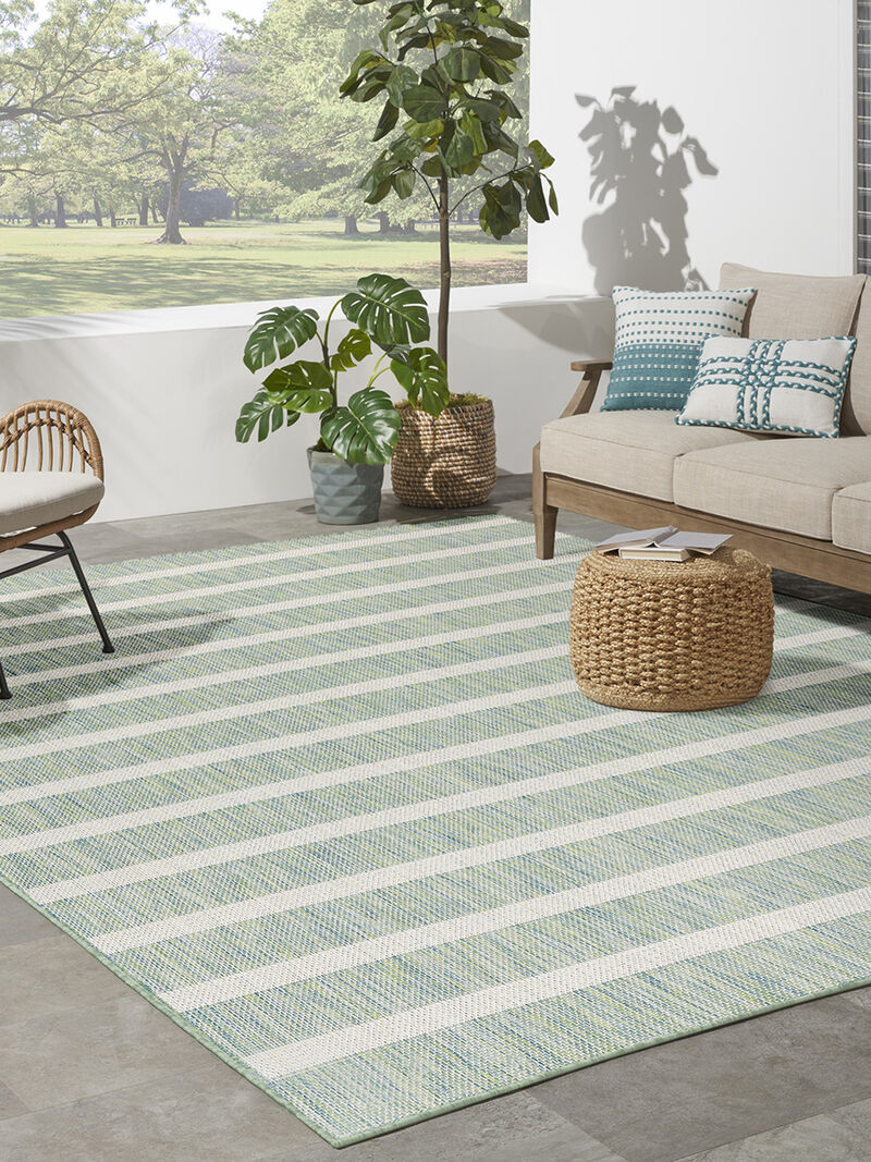 Positano POS03 Blue/Green/Ivory 10' x 14' Rug