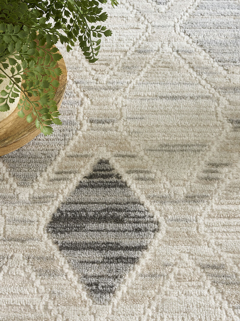 Serenity Home SRH08 Beige/Gray 5'3" x 7'3" Rug image number 6