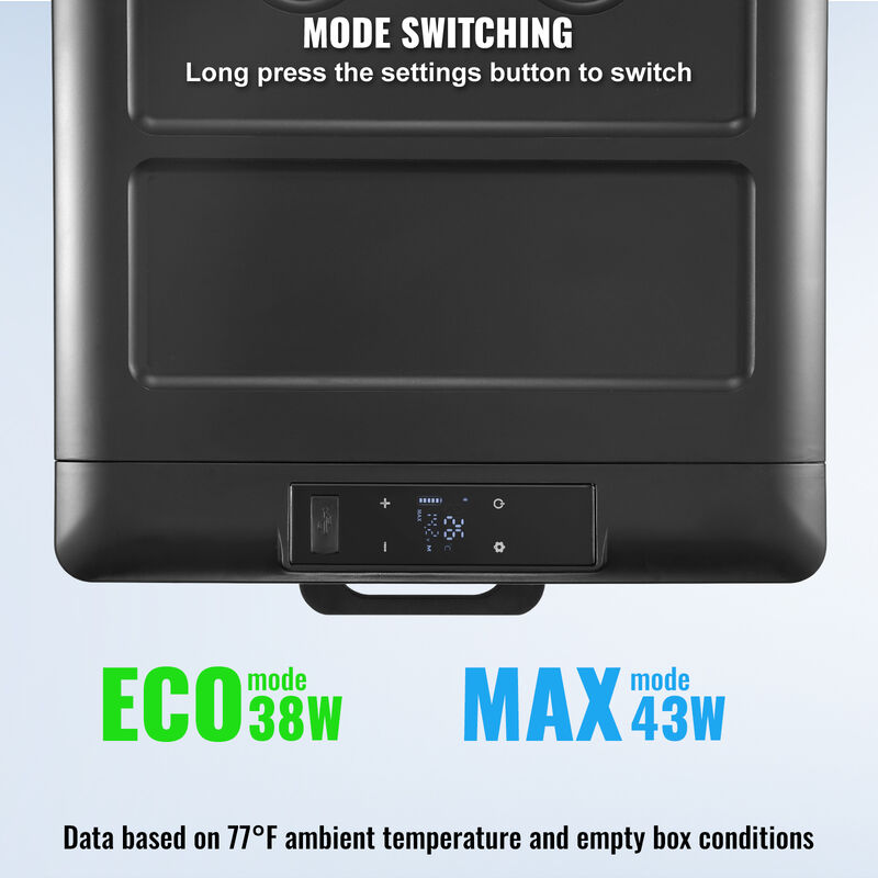 VEVOR Portable Car Refrigerator Freezer Compressor 70 L Single Zone for Car Home image number 4