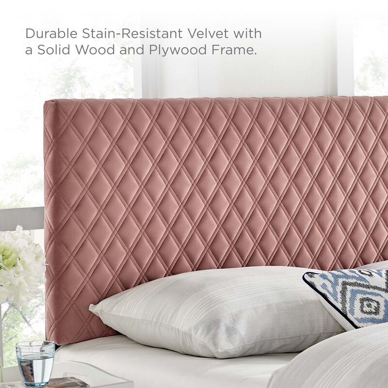 Modway - Angela King Performance Velvet Headboard image number 7