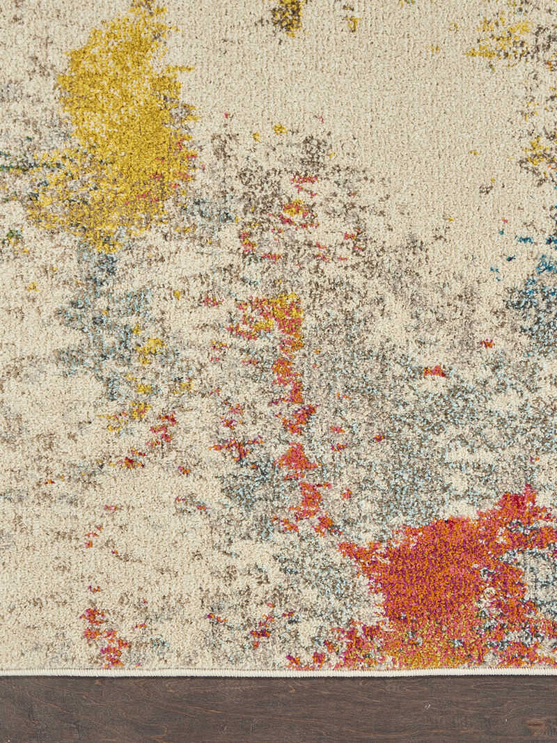 Celestial CES12 Ivory/Multicolor 6'7" x 9'7" Rug