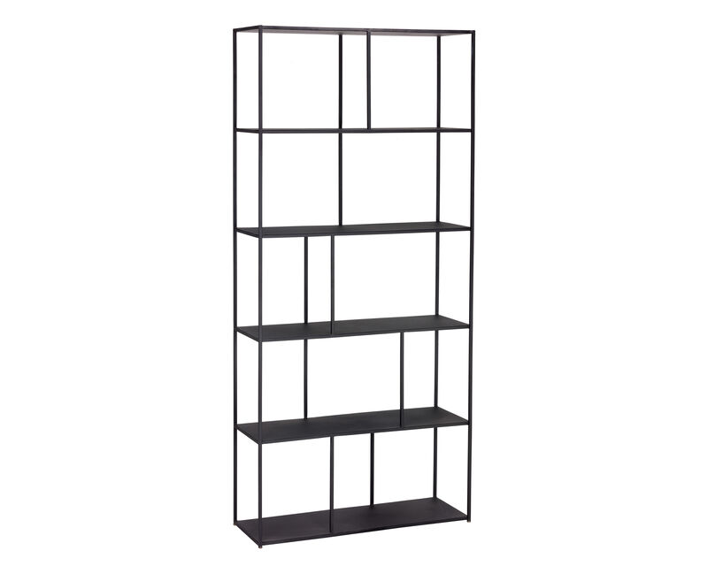 Jareth Large Black Bookcase image number 5
