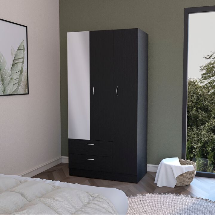 Armoire Haddam, Bedroom, Black