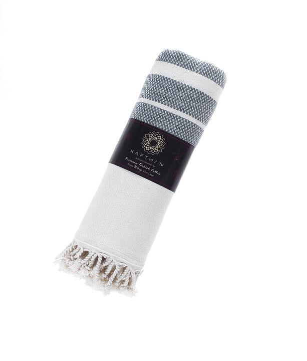 KAFTHAN Textile Bianca?Turkish Cotton Single Bath and Beach Towel
