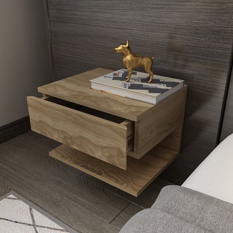 Decorotika Vivid Nightstand Oud Oak