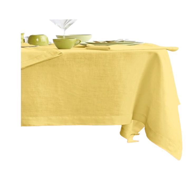 Solino Home 100% Pure Linen Tablecloth - Sonoma