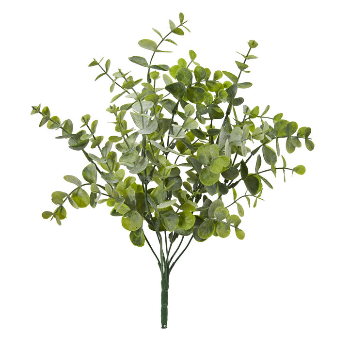 HomPlanti 13" Eucalyptus Pick Artificial Plant (Set of 24)