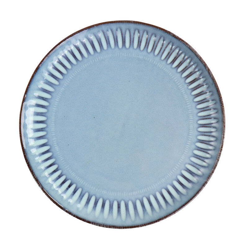 Gibson Elite Mendocino 16 Piece Stoneware Dinnerware Set in Blue image number 8
