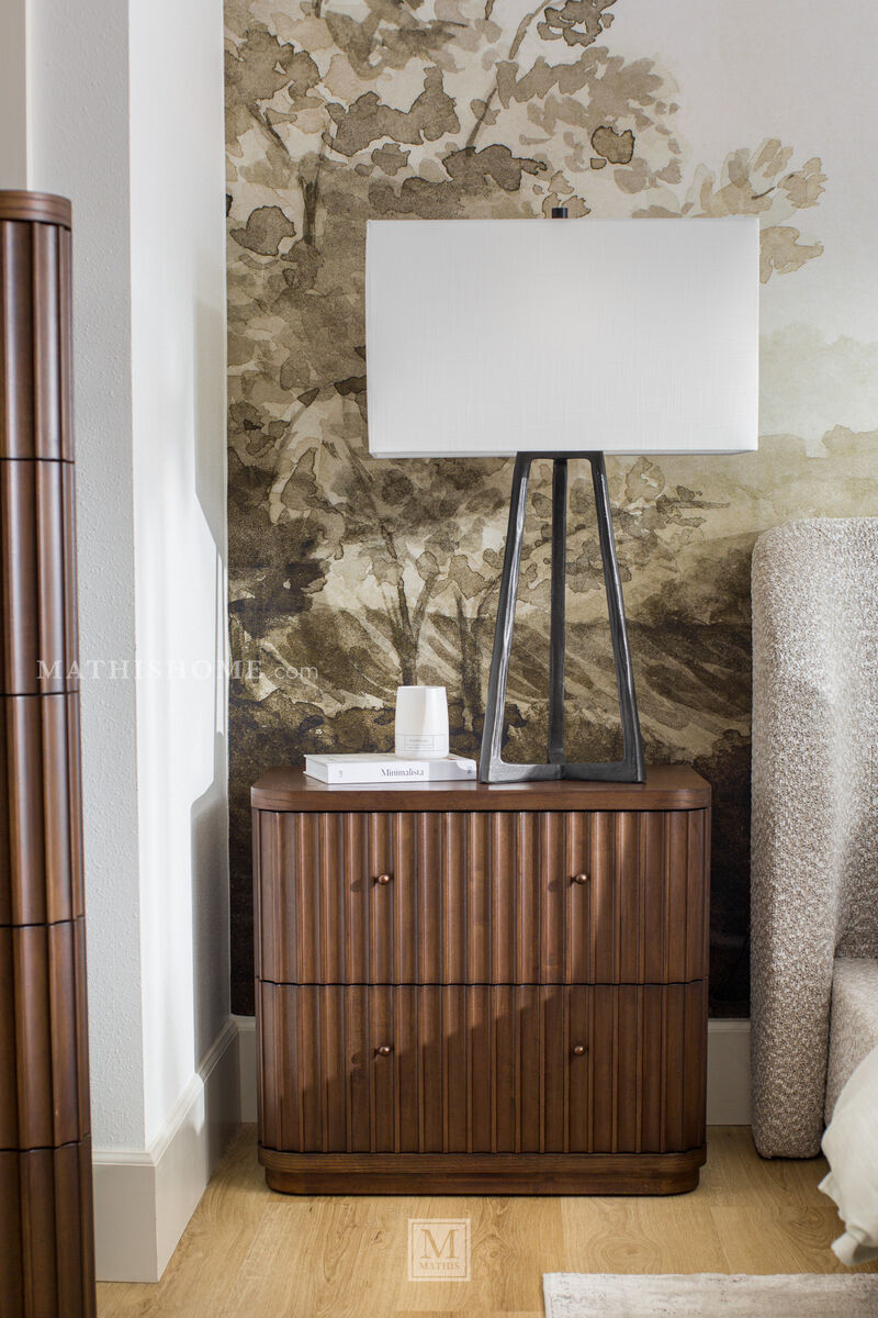 Penny Fluted Nightstand image number 2