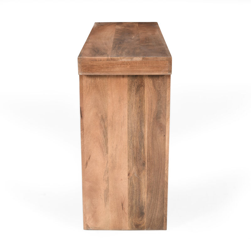 Merax Farmhouse Entryway Table Narrow Console Table