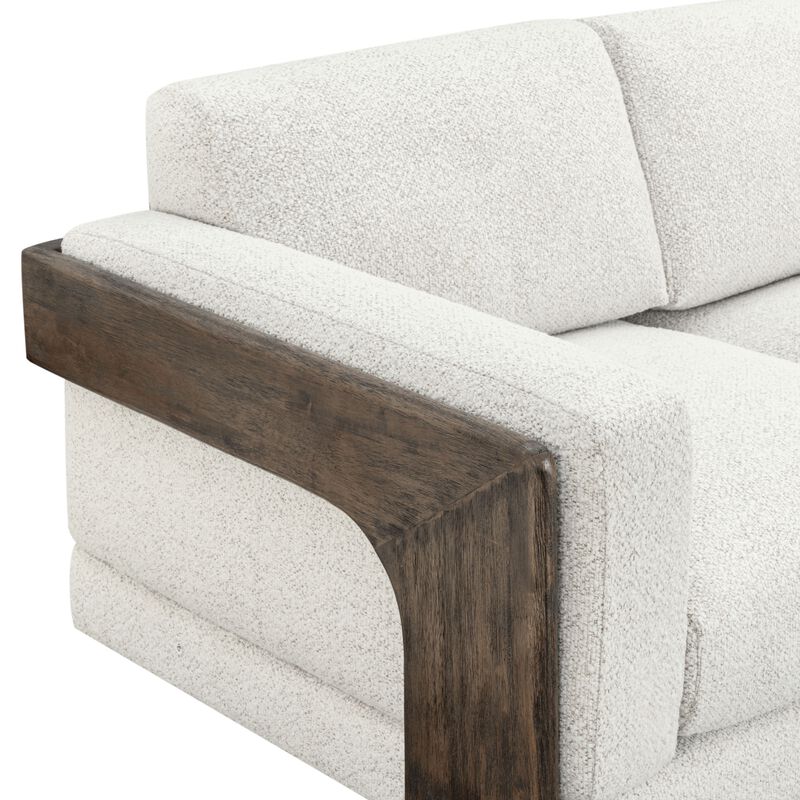 Elyn Cream Boucle Sofa image number 3
