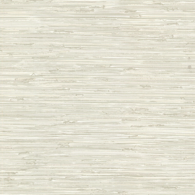Fiber Cream Faux Grasscloth Wallpaper image number 0