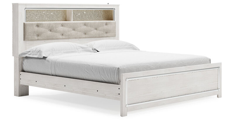 Altyra King Panel Bookcase Bed image number 0