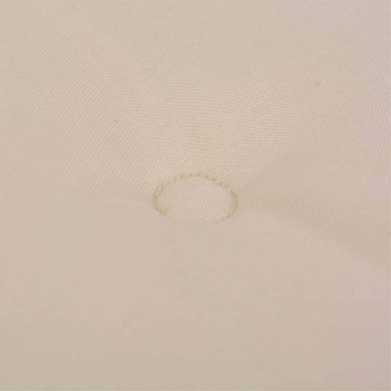 vidaXL Garden Chair Cushions 2 pcs Cream 47.2"x19.7"x1.18"