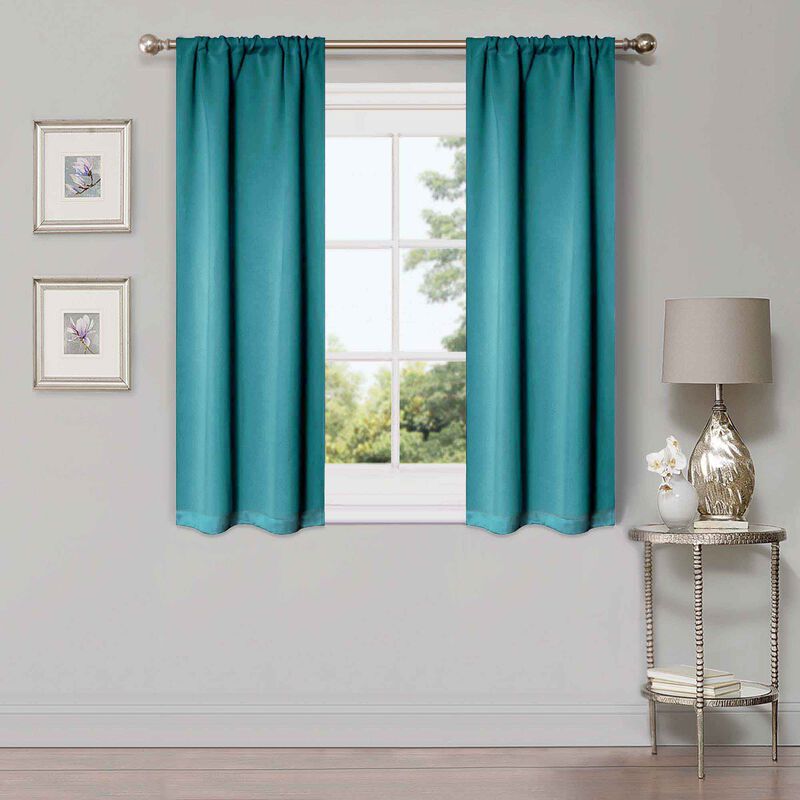 Blackout Curtain Set of 2, Solid Window Drapes for Bedroom and Living Room image number 2