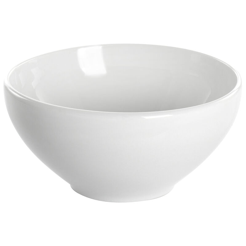 Gibson Home Oslo Peak 12 Piece Fine Ceramic Dinnerware Set in Bright White image number 6