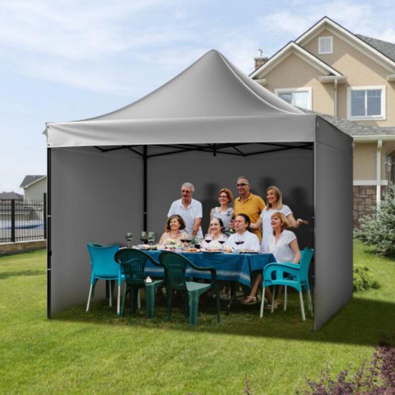 Waterproof Pop Up Tent with Removable Walls and Wheels for Outdoor Gatherings