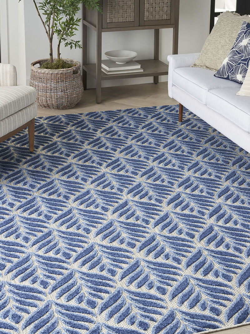 Aloha ALH35 Blue 6' x 9' Rug