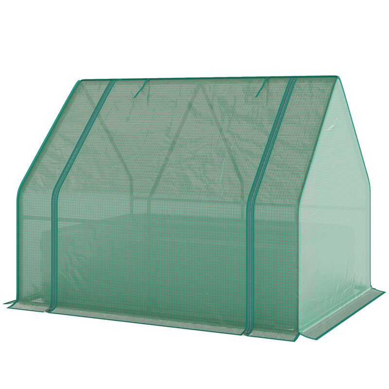 Hivvago Raised Garden Bed with Mini Greenhouse 4x3x1 ft image number 0