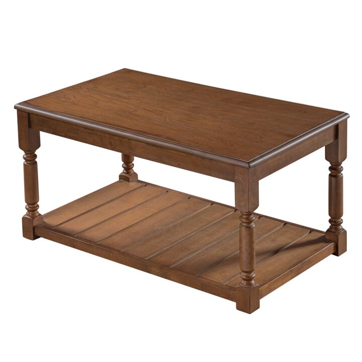 Kabris Farmhouse Wooden Coffee Table