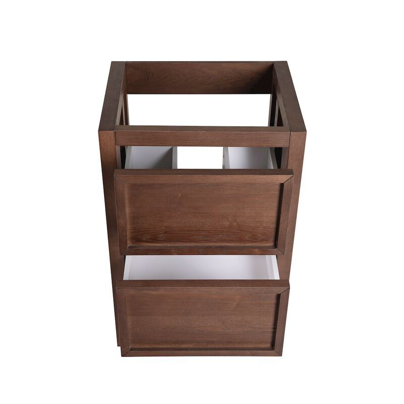 Nadar 24" Bathroom Vanity in Walnut Cabinet Only image number 4