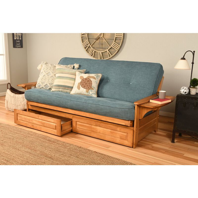 KODIAK Phoenix Frame-Butternut Finish-Mattress-Storage Drawers image number 2