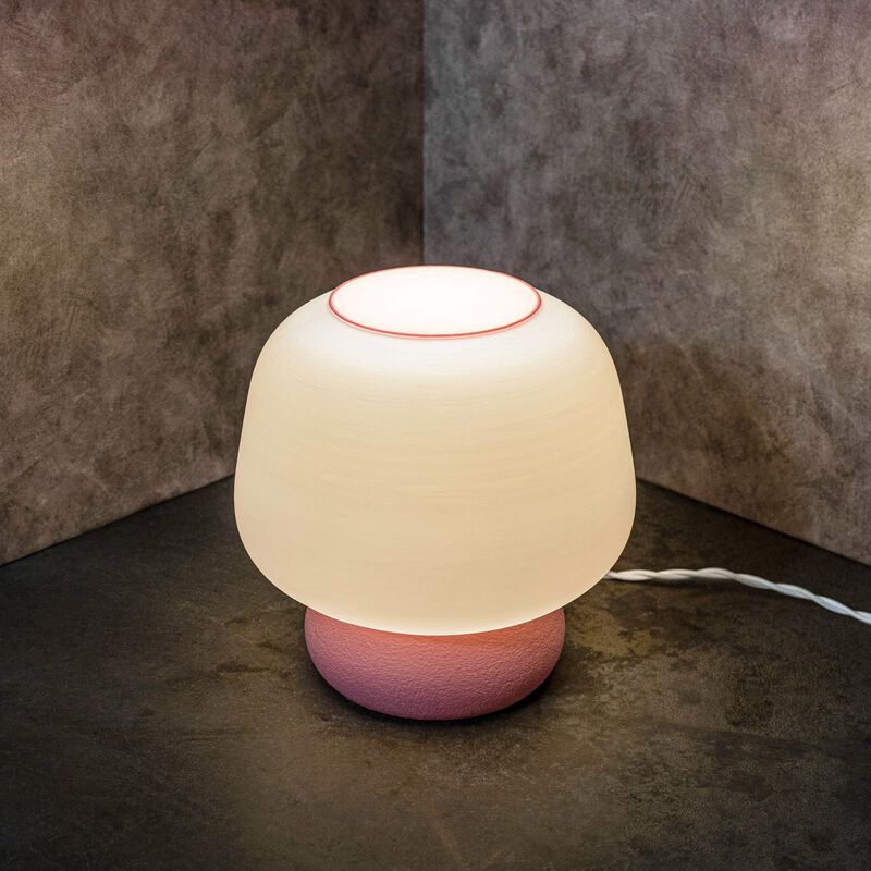 Mushroom Modern Classic Plant-Based PLA 3D Printed Dimmable LED Table Lamp